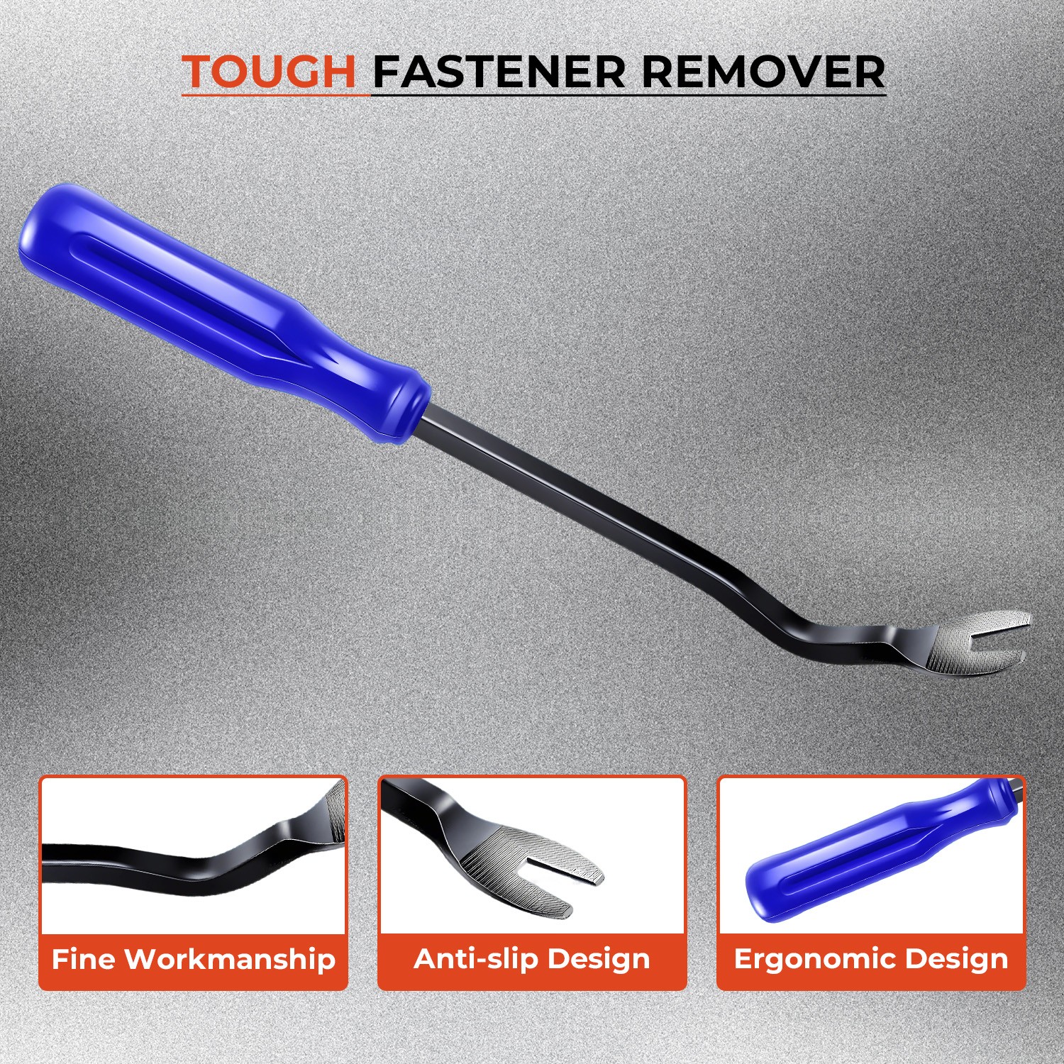 5Pcs Car Trim Removal Tool Set Hand Tools Pry Bar Panel Door Interior Clip Kit