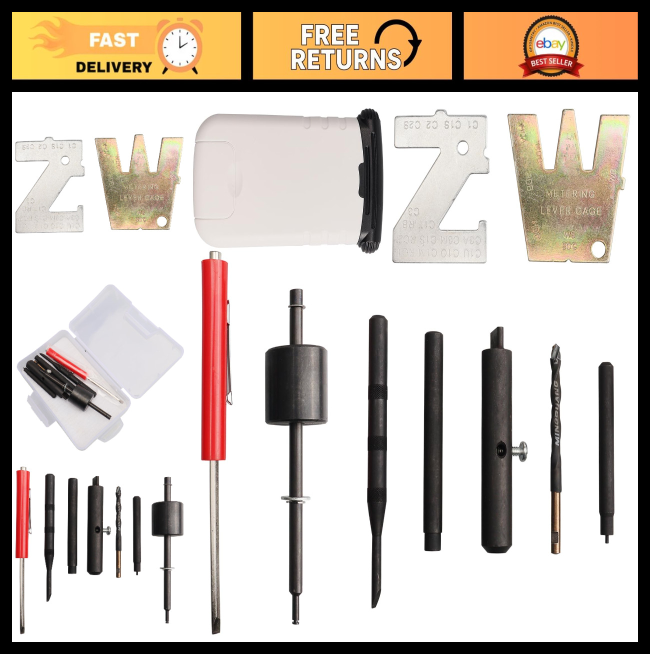 Carburetor Repair Tool Kit for Walbro 500-538 & 500-500 – Complete Maintenance S