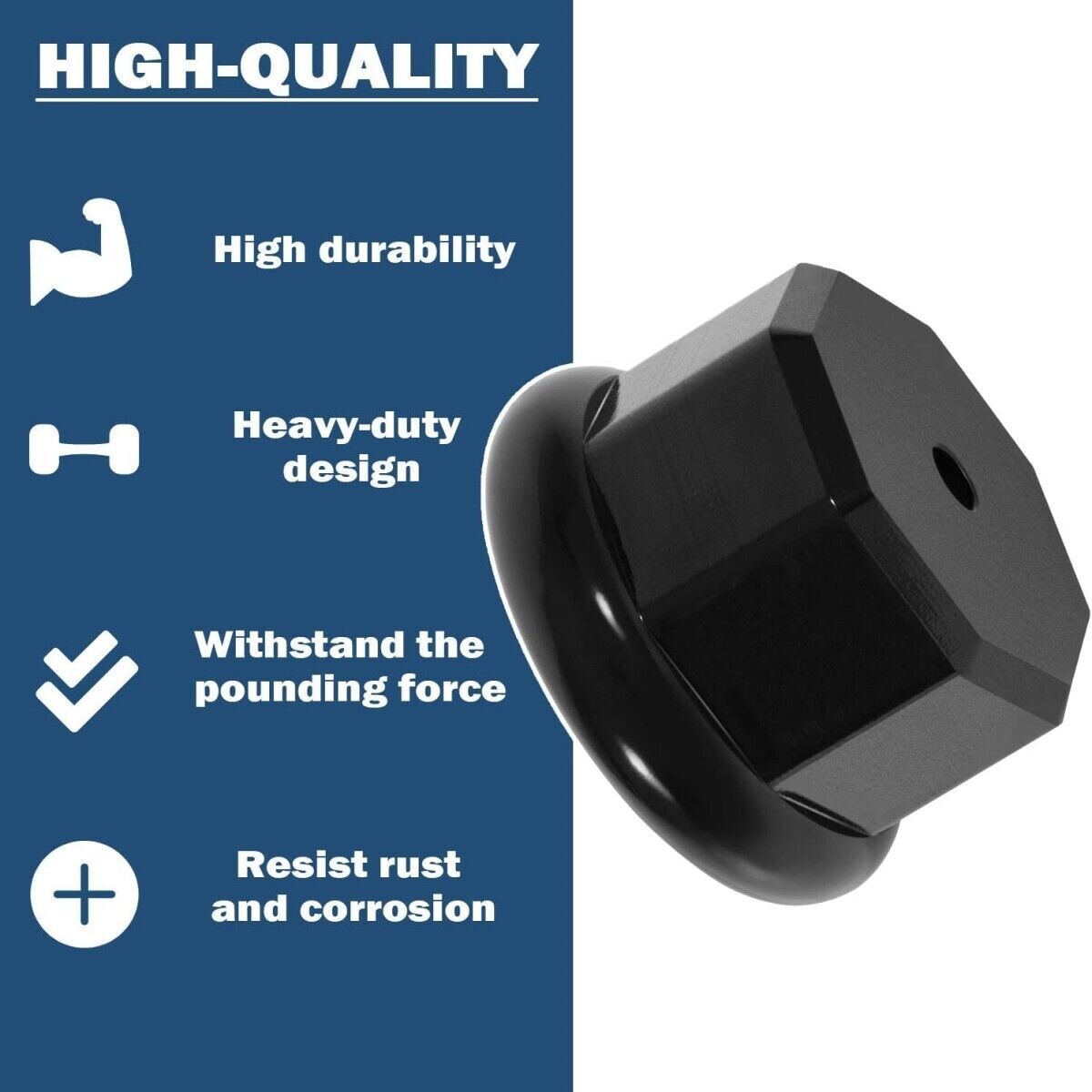 1695 1-1/4 In Malleable Point Well Drive Cap for Drive Well Points, DRCAP 125