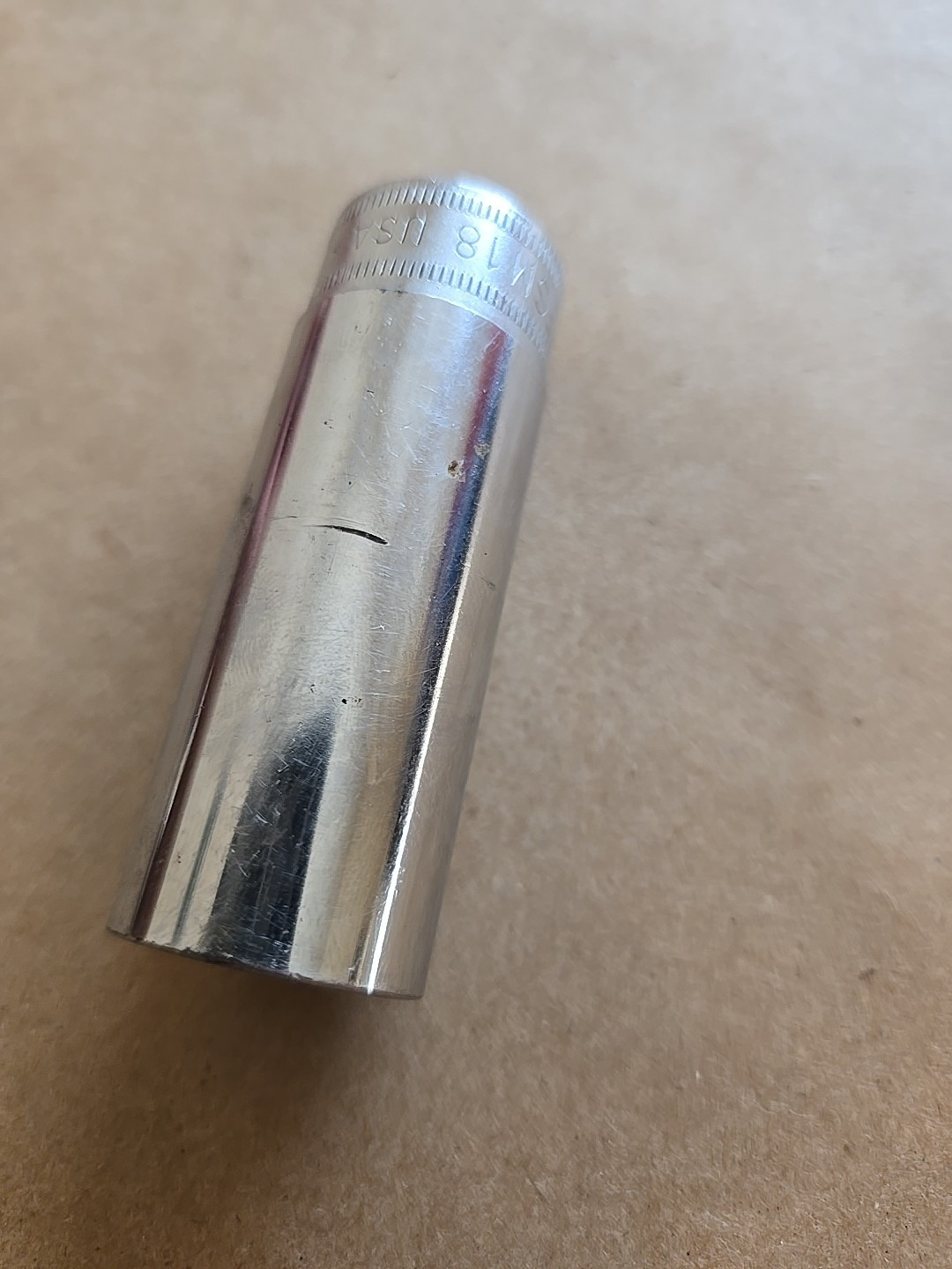 Snap On 3/8″ Drive 18MM 6PT Metric Chrome Deep Socket SFSM18