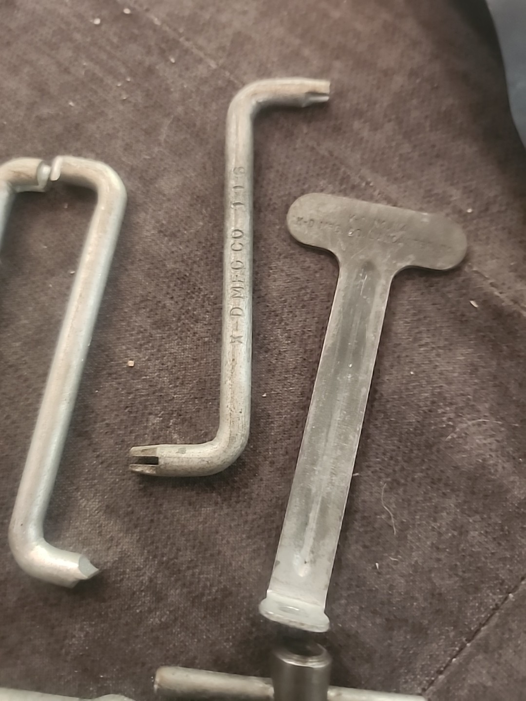 VINTAGE K-D TOOLS No. 122 IGNITION TOOLS KIT INCL. 112 114 115 116 117 118