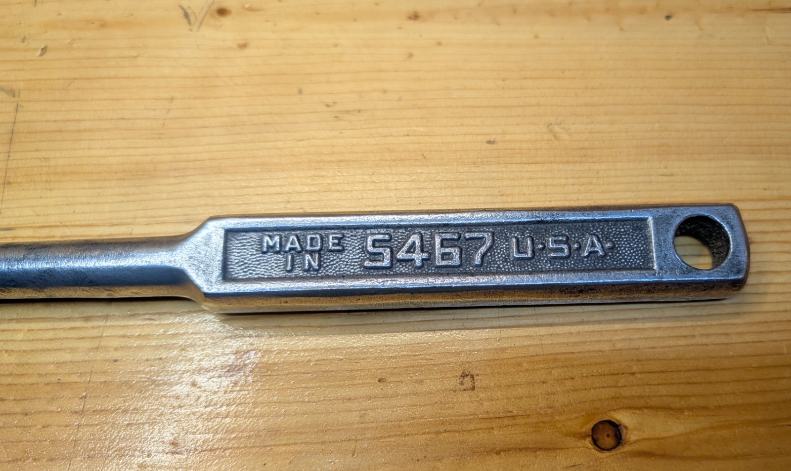 Vintage PLOMB 5467 1/2″ Drive Breaker Bar Pebble Finish PLVMB USA *READ*