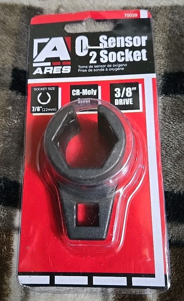ARES 70039-3/8-Inch Drive by 7/8-Inch (22mm) Offset Oxygen Sensor Socket – Wi…