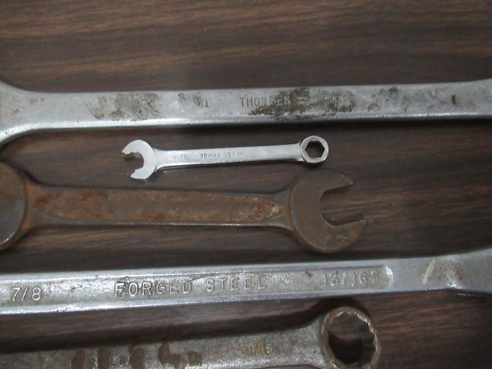 Vintage lot of 10 wrenches 1 Tap wrench Pittsburg Eclipse Thorsen more