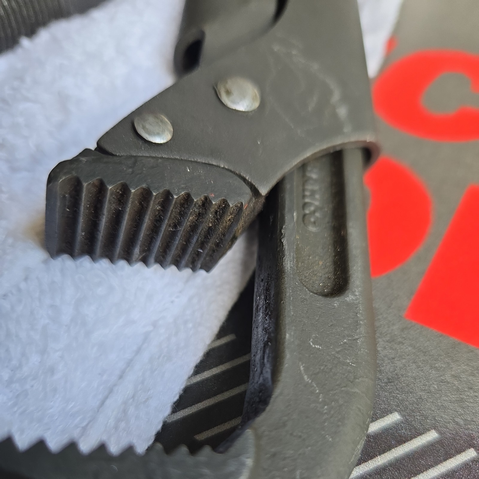 Snap-On Tools PWZ1 Soft Grip Adjustable Pliers Wrench 12-5/8 Inch USA