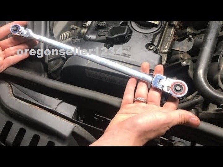 1/4 in. 3/8 in. Drive Dual Head Ratchet Wrench Socket Adapter