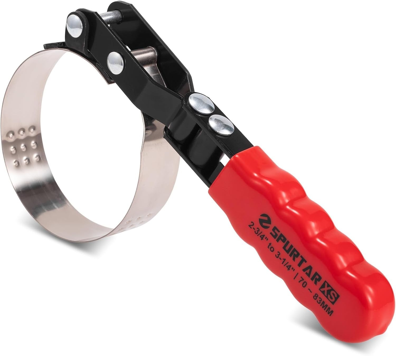 HORUSDY Small Swivel Oil Filter Wrench, 2-3/4″ to 3-1/4″ 70-83mm, Orange
