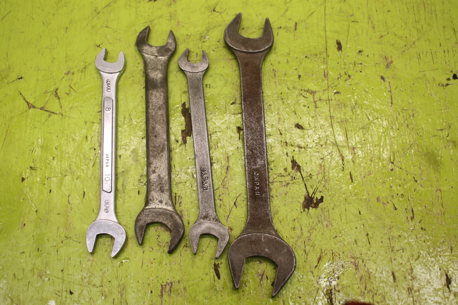 Toyota Lexus Wrenches Open End 8mm 10mm 14mm 17mm Original OEM Set of 4