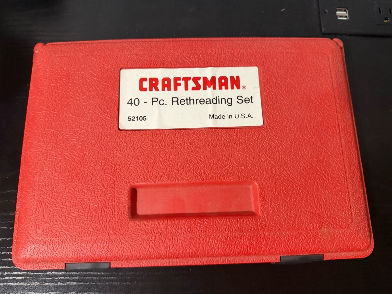 Craftsman 40 Piece Thread Restorer Kit Fractional Standard Metric 52105 USA