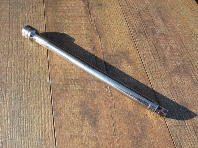 SNAP ON SXK11 1/2″ DRIVE KNURLED CHROME 11″ EXTENSION NEW LOGO SXK 11 II INCH