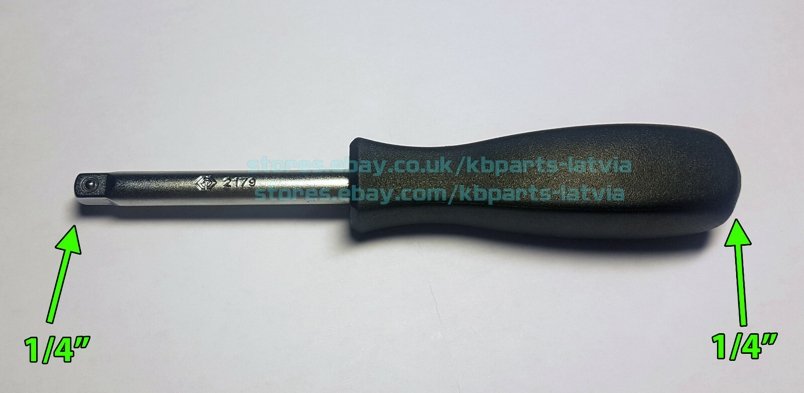 1/4” Drive Driving Handle Extension Bar 1/4″ Female Handle 1/4inch to 1/4inch.