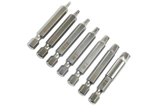 Laser 6844 7 Piece Damaged Hex Bolt Extractor Set
