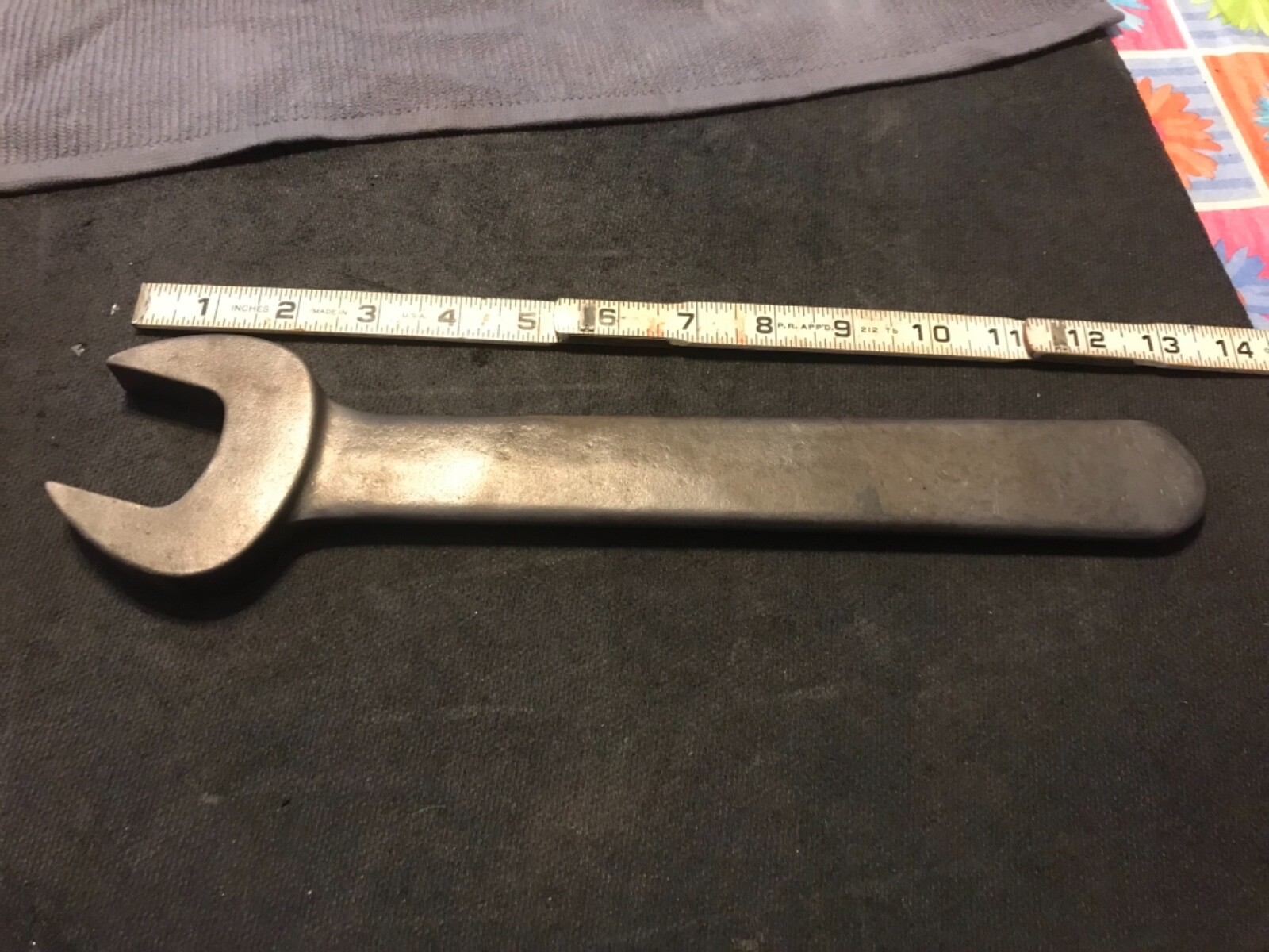 Martin Tools Single Open End 1-1/2” Engineer’s Machinery Wrench 709 USA