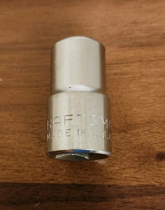 Craftsman USA 13mm Socket 12 Point 1/2″ Drive (No Catalog Number)