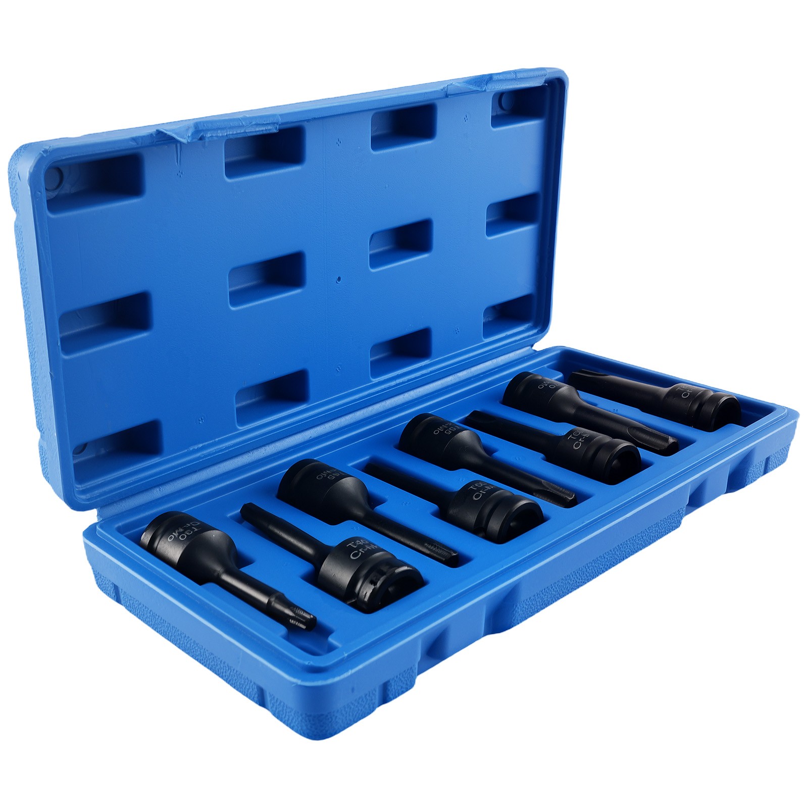 1/2» 8pc Impact Socket Set T30 T40 T45 T50 T55 T60 T70 T80 Workshop CR-MO