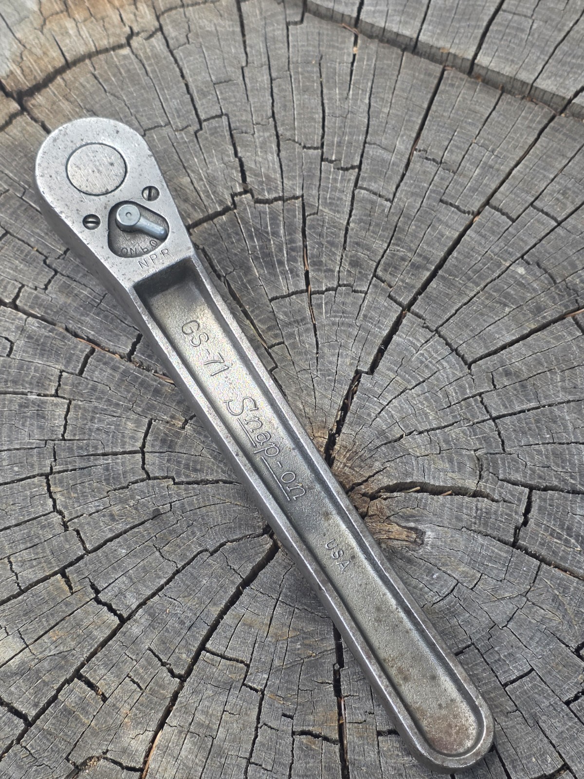 Snap-on USA 1/2″ Drive Ratchet No GS-71, Northern Pacific Railroad Stamped