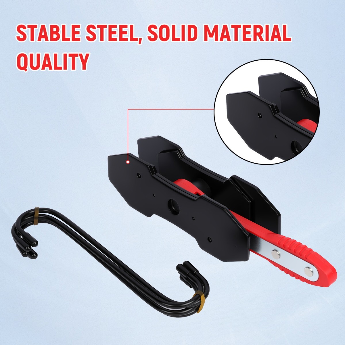 Brake Caliper Compression Tool 360°Adjustable with 4 Brake Caliper Hanger Hooks