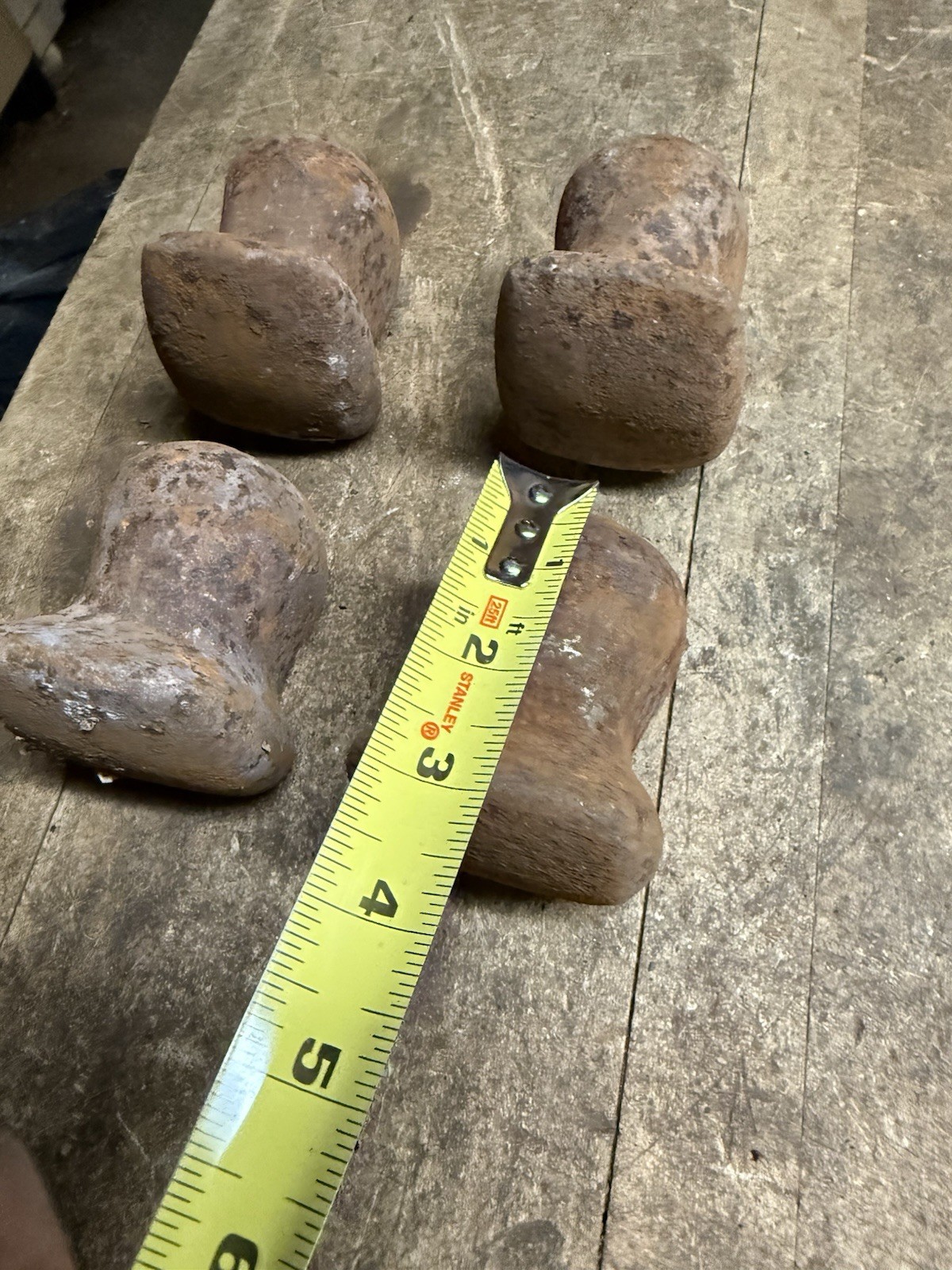 Vintage Auto Body Blob Dolly Cast Iron Hammer Anvil Hand Tool Fairmount Lot Of 4