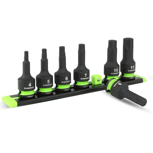 GripEdge IHBM7S RPT Impact Hex Driver Set – 7 Pc 3/8″ Drive Short Metric