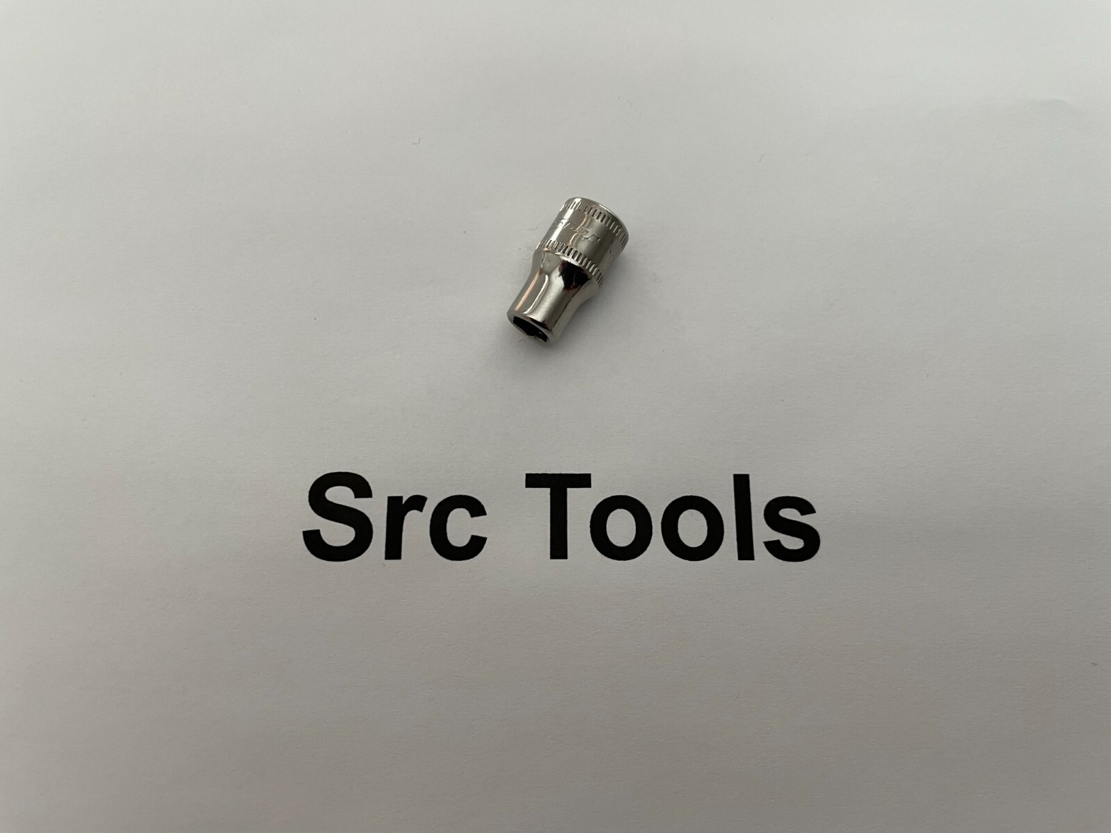 Snap-On Tools USA 2004 1/4″ Drive 6pt 6mm Metric Shallow Chrome Socket TMM6