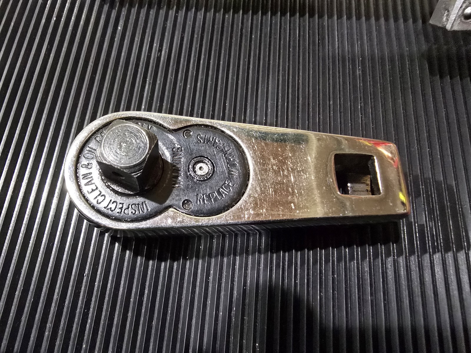 SNAP ON F734A 3/8 DRIVE MULTI-PURPOSE RATCHET & SWALLOW AIRPLANE CO. HANDLE RARE
