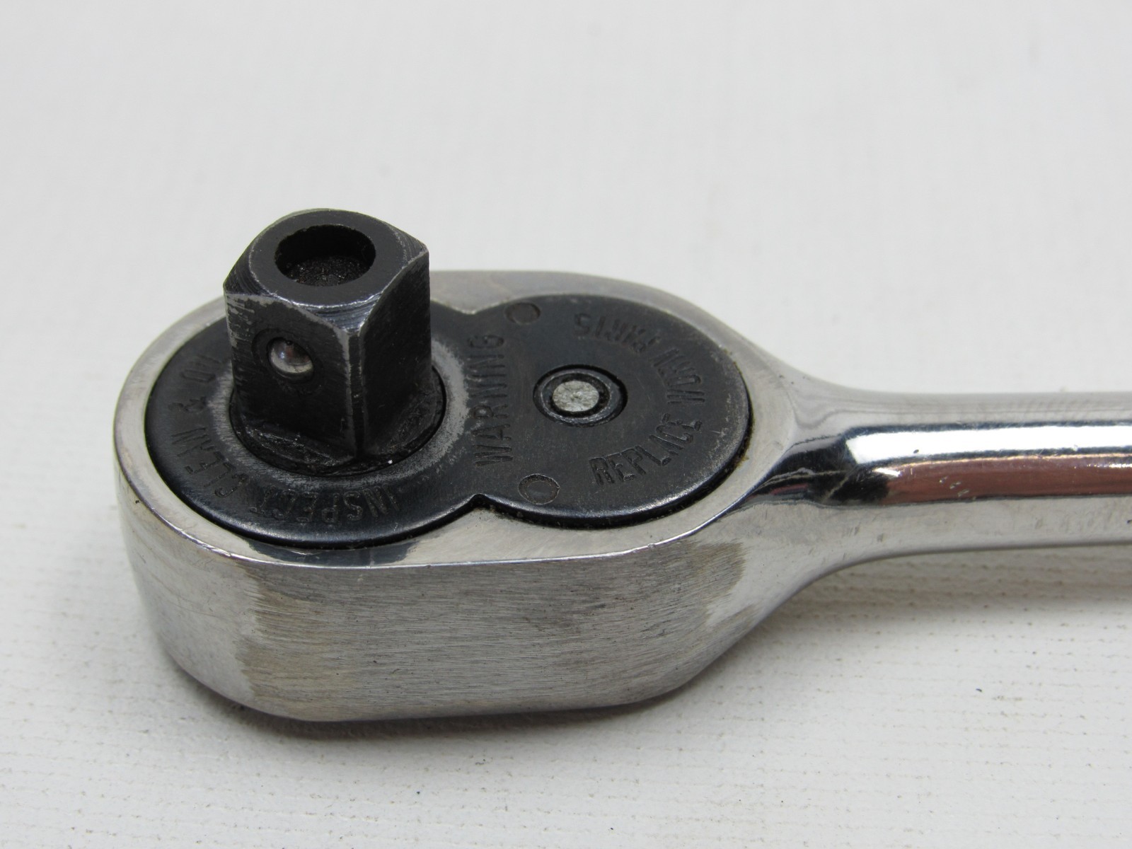 Snap-On F723A 8″ long 3/8″ drive ratchet with quick release