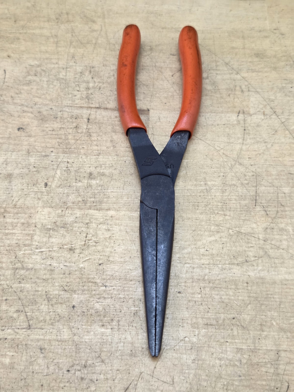 Snap On 97ACF – 9″ Long Soft Grip Needle Nose Pliers