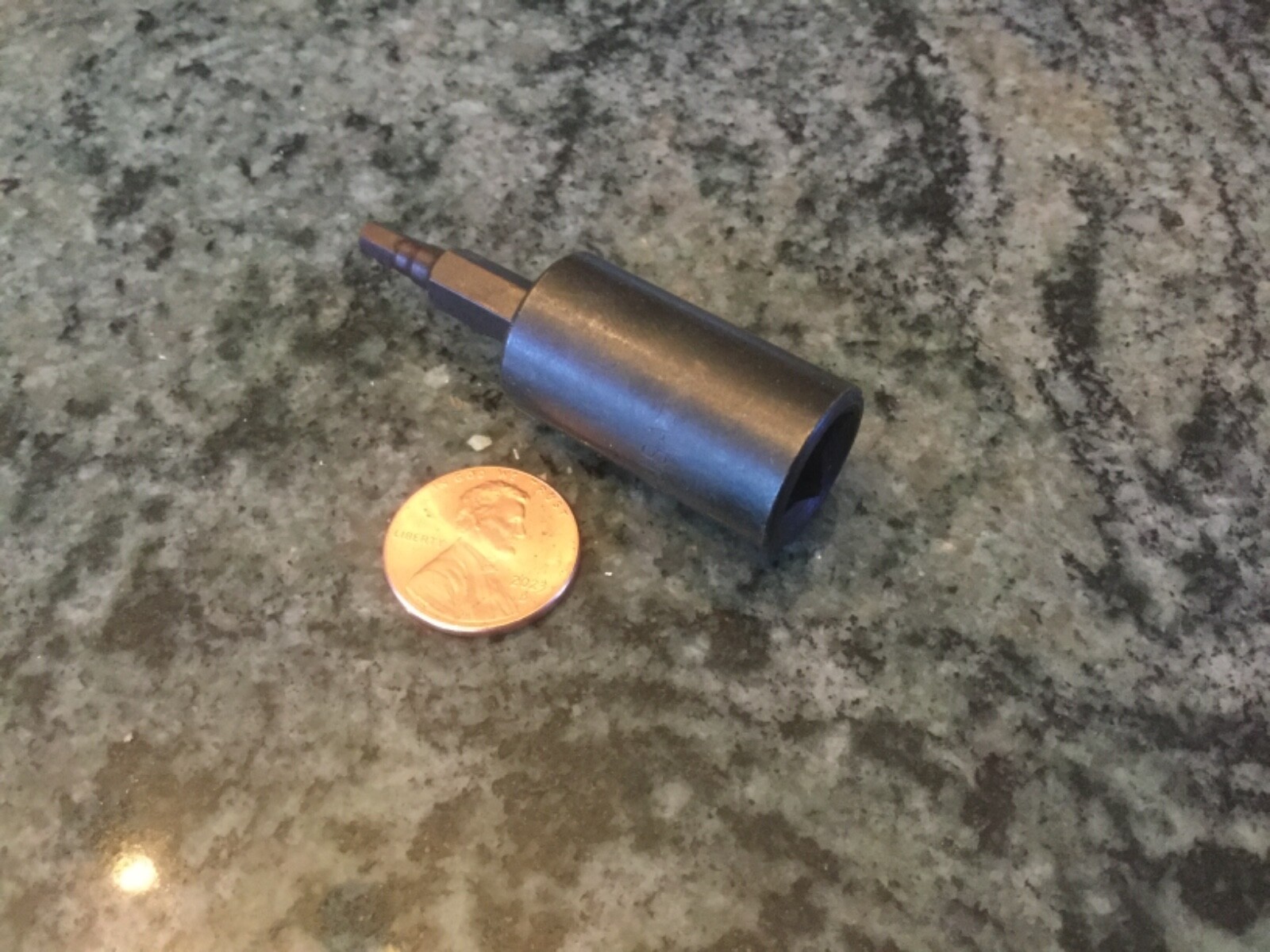 VIM TOOLS H614 ADAPTER DRIVE 1/4 + 9/64 Bit Hex 3/8″ Square Drive Straight USA