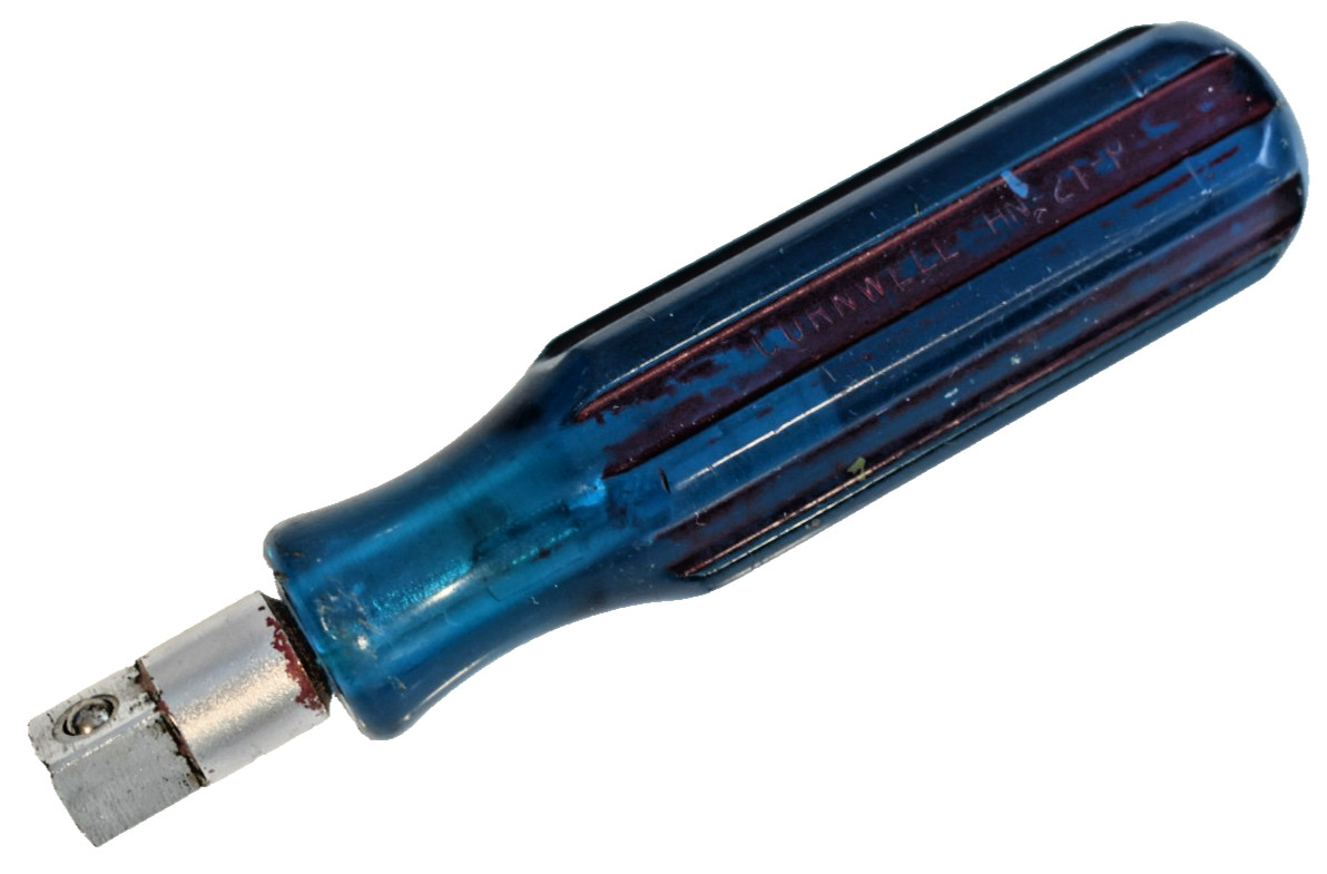 Cornwell Tools HN21P 3/8″ Drive socket spinner USA Blue Hard Plastic Handle