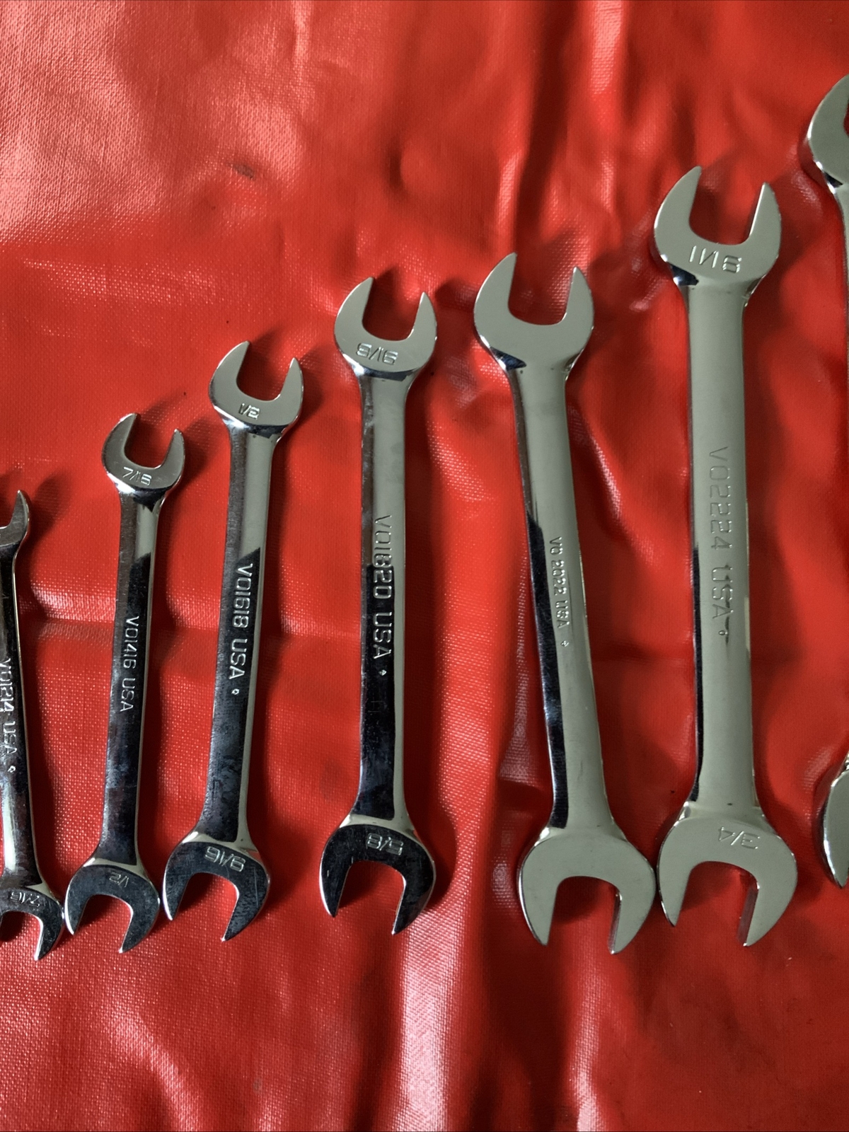 Snap On 15pc Double Open End Wrench Set, 1/4 Up To 1 5/16….sae….
