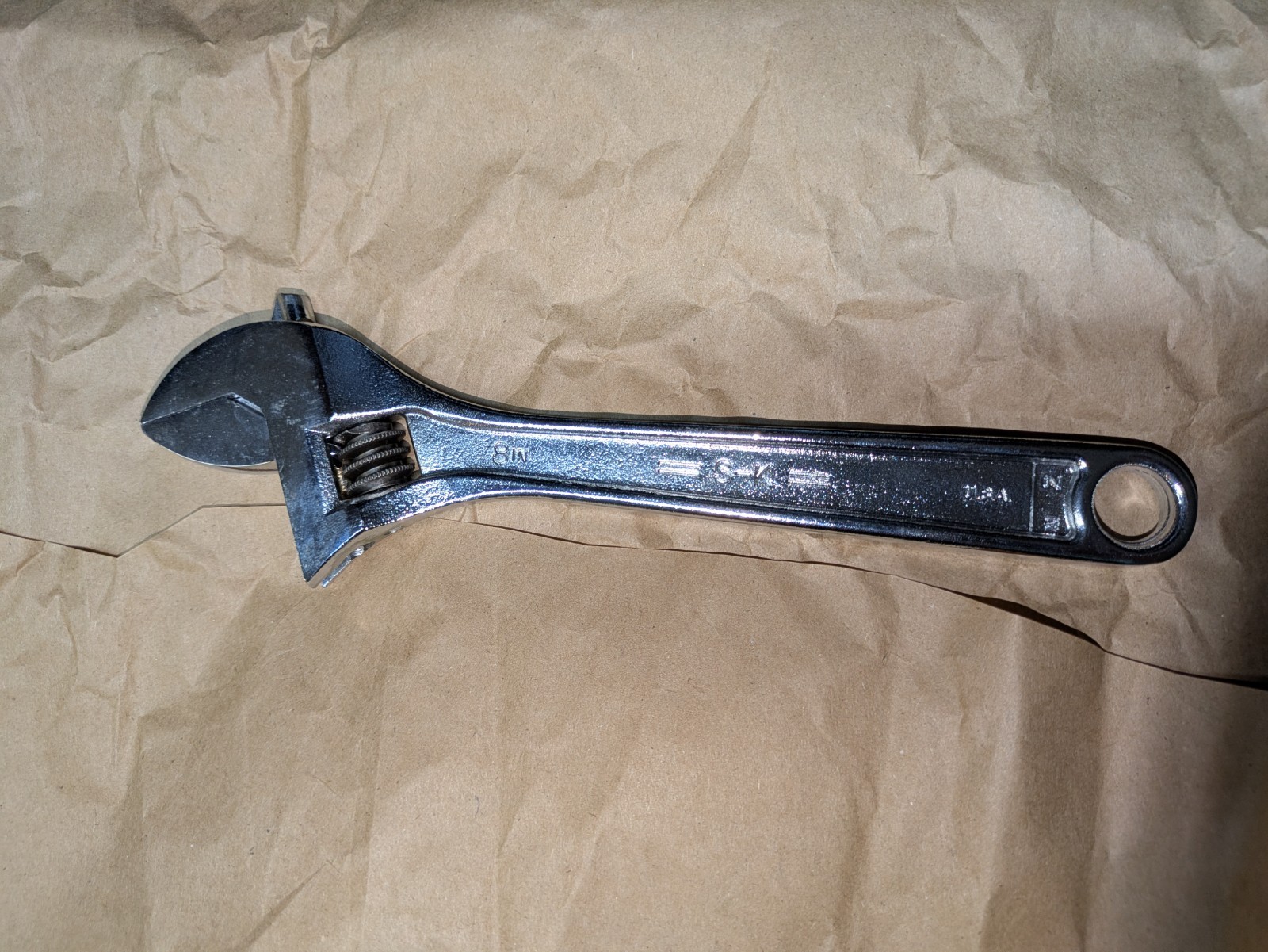 SK Professional Tools 8″ Adjustable Wrench Made In USA LIFETIME WARRANTY