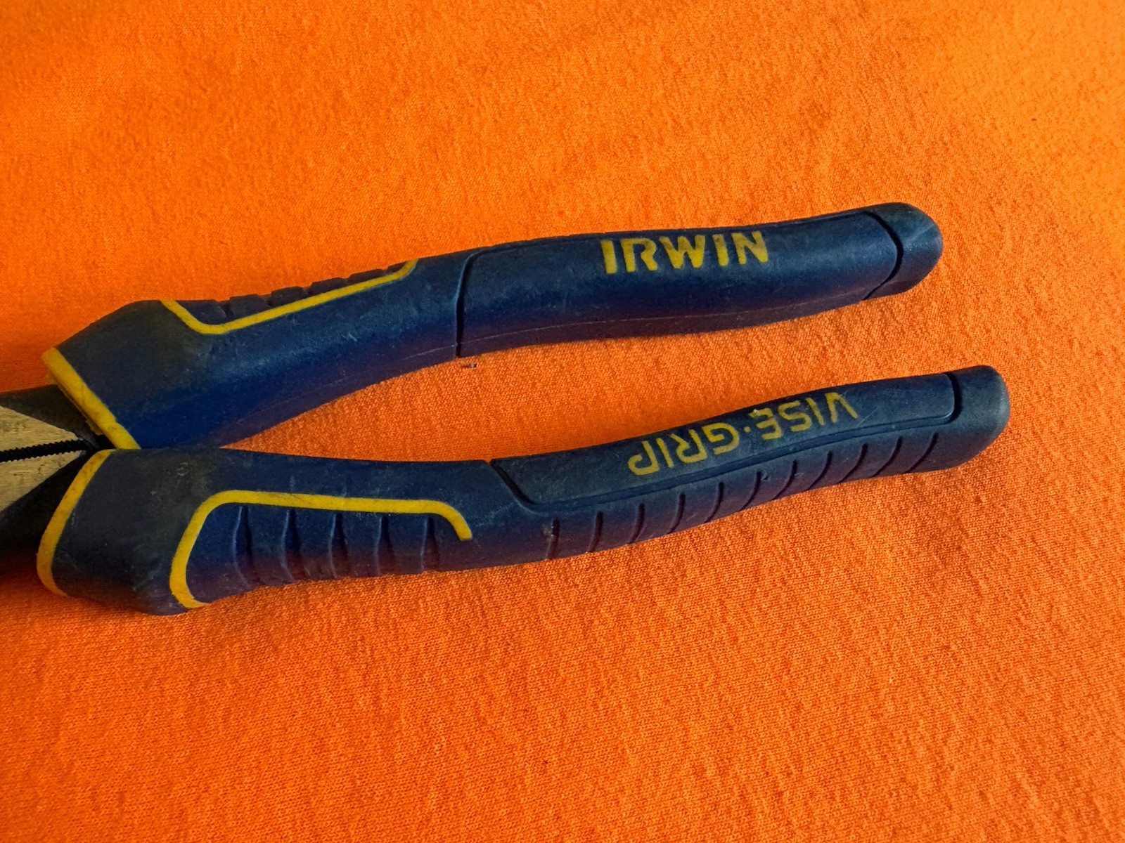 IRWIN Vise-Grip Pliers Cutters 9 1/2″ Long Mechanic Hand Tools Blue Handle