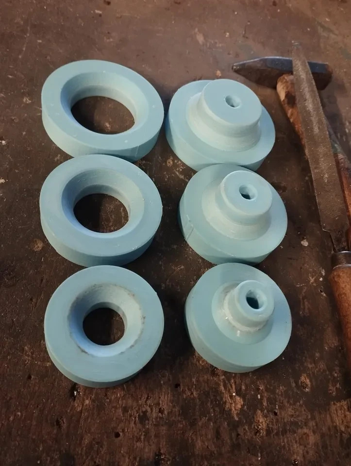 Sheet Metal Dimple Die (8 Sizes) – for Hydraulic Punch Driver Kit- Made in USA