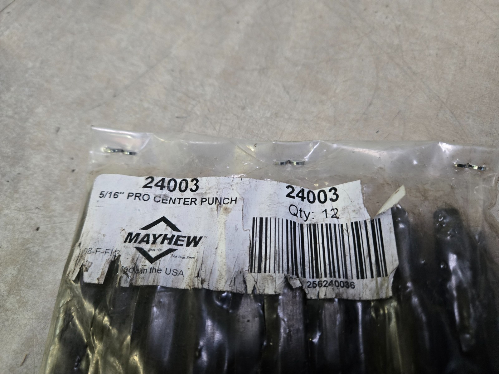 PACK OF 12 SEALED MayHew 5/16″ Pro CENTER PUNCH 24003