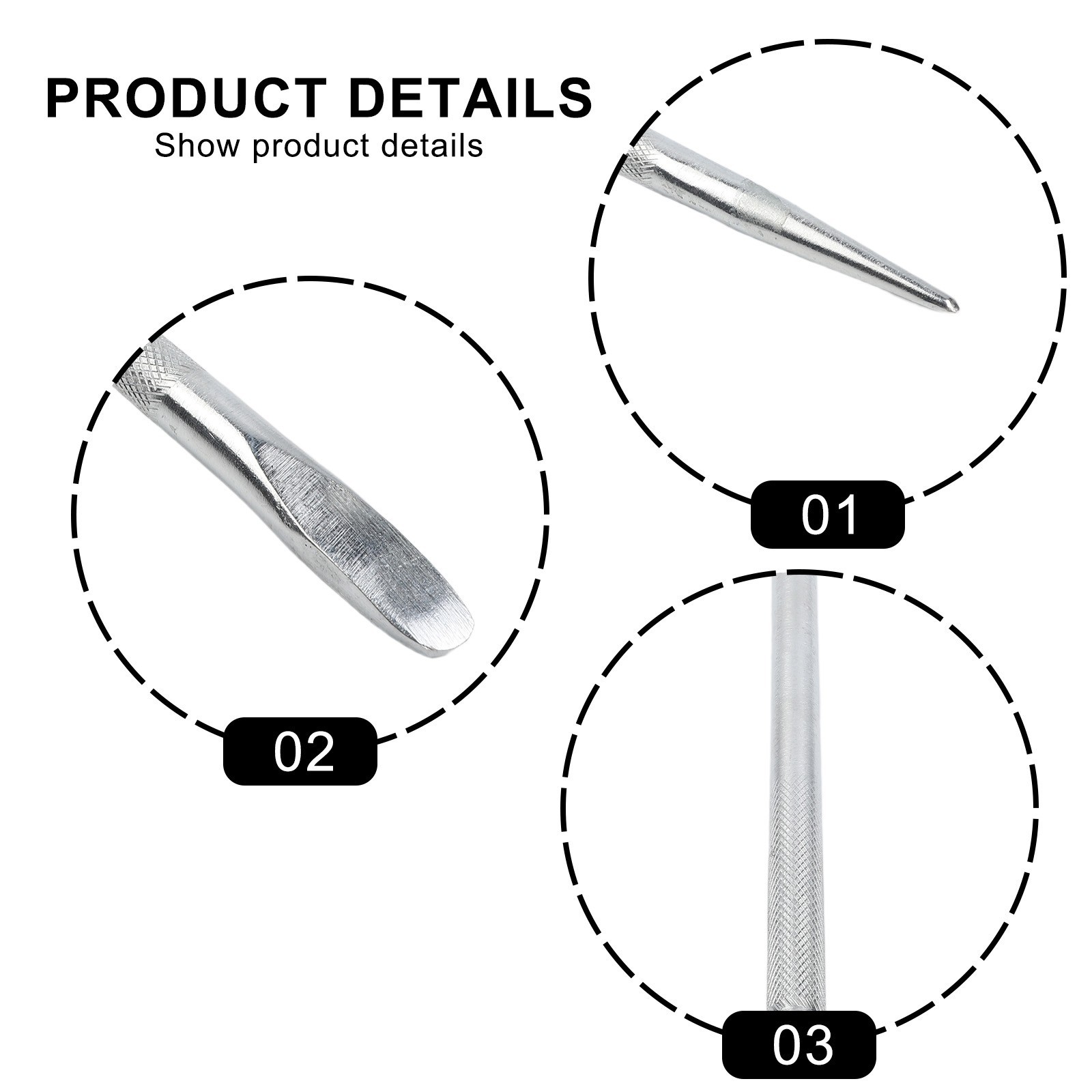 Heavy Duty Pry Bar with Chrome Vanadium Steel Forged for Industrial Use
