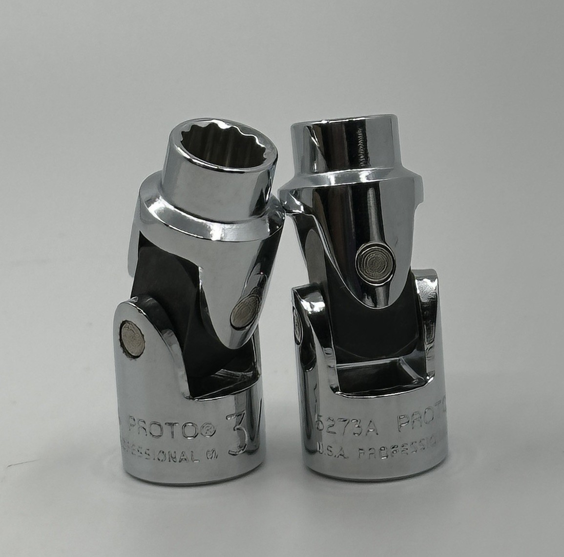 qty 2 Proto J5273A, 3/8″ Standard Universal Socket, 3/8″ Drive, 12 Point NEW Lot