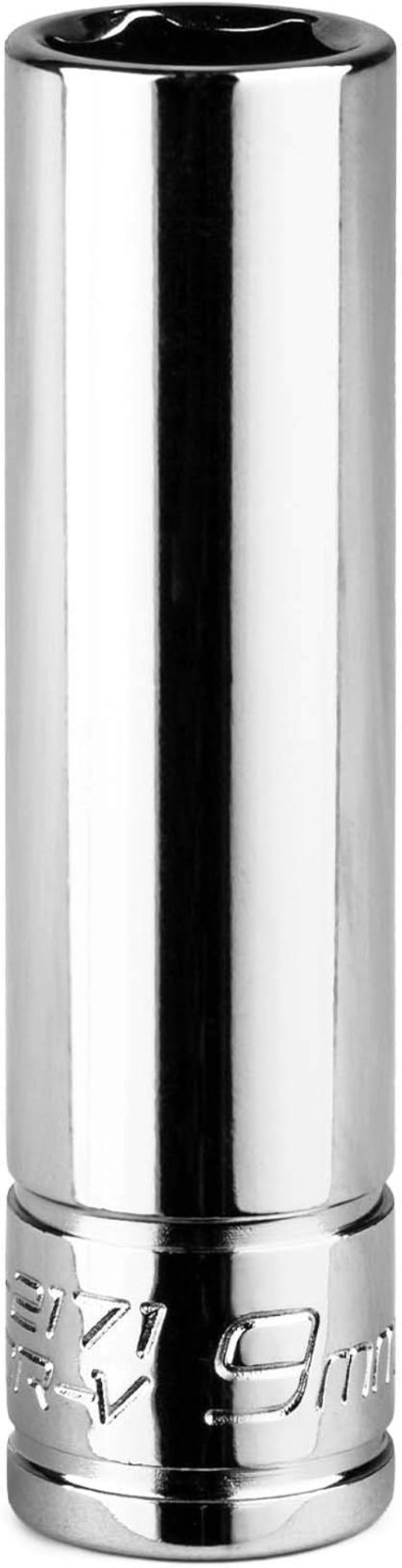 High-Performance 1/4 in. Drive 9 mm 6-Point Deep Socket – Chrome Vanadium Steel