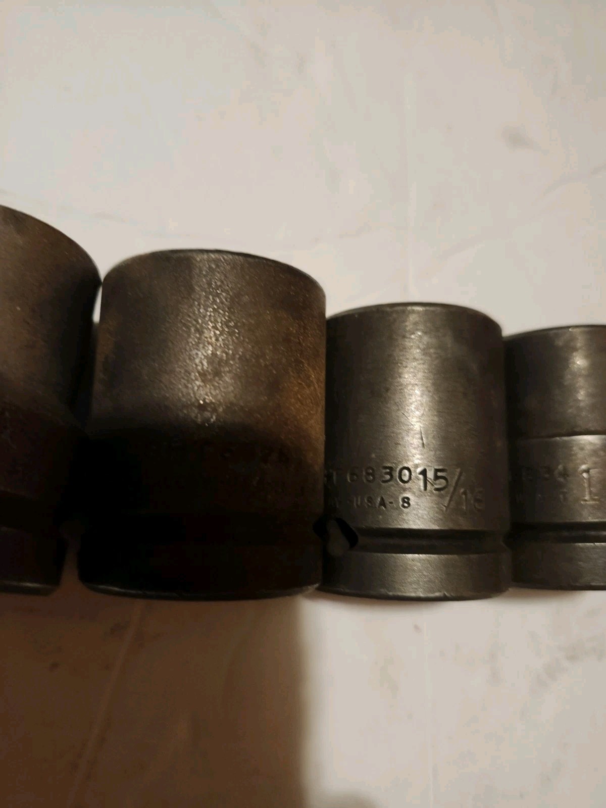 7 Wright Tool 3/4 Impact Socket Lot 13/16 7/8 15/16 1 1/8,1 1/16,1 1/4
