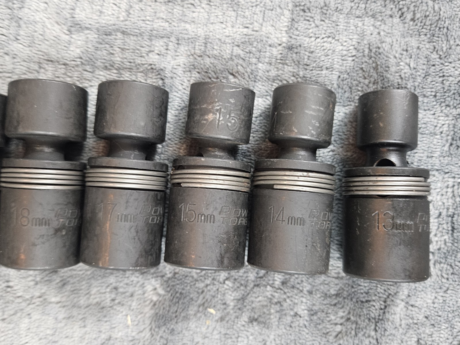 Power Torque 7 Pcs Impact Universal Socket Wrench Set