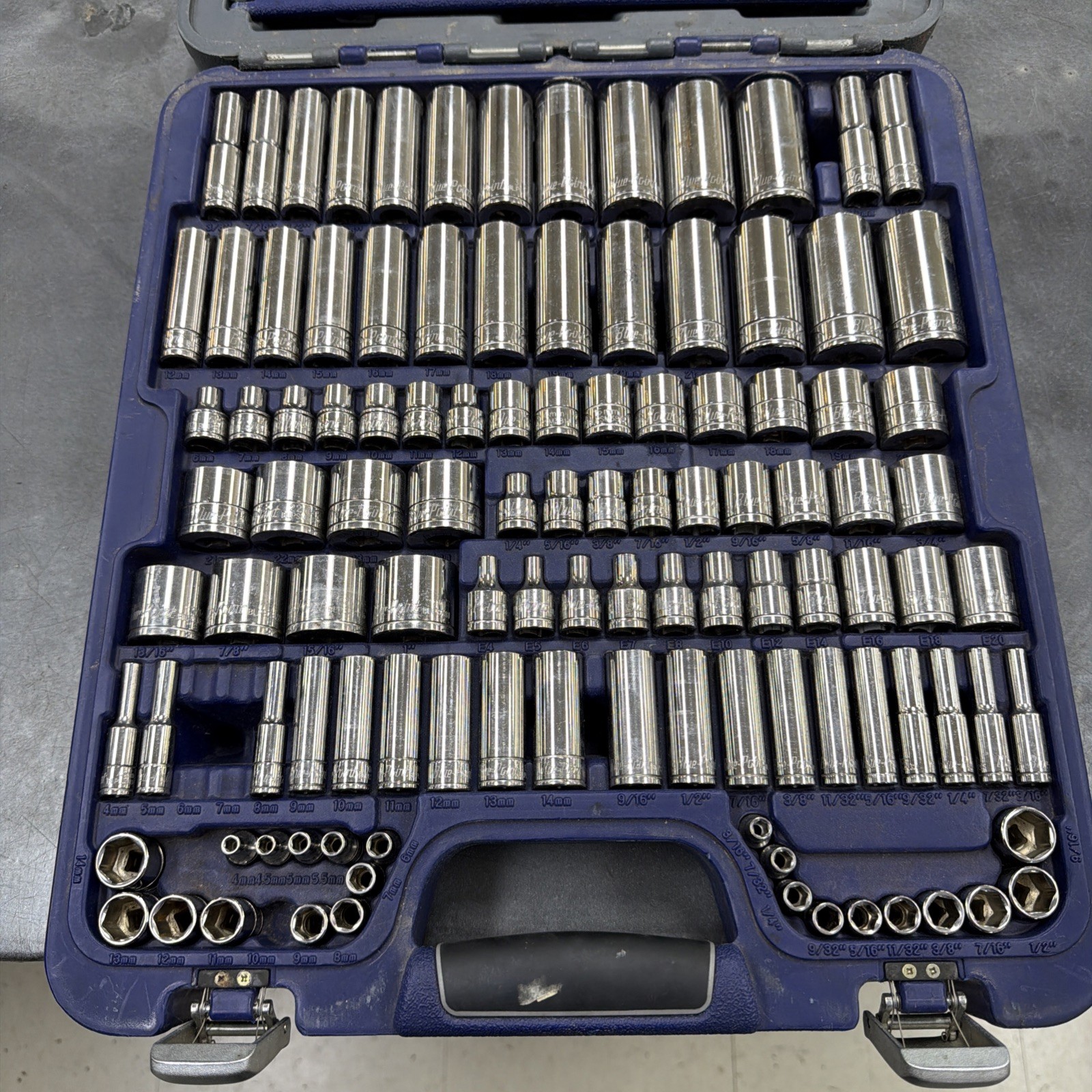 Blue-Point BLPGSSC155 155pc Combination Drive SAE/Metric Socket Set