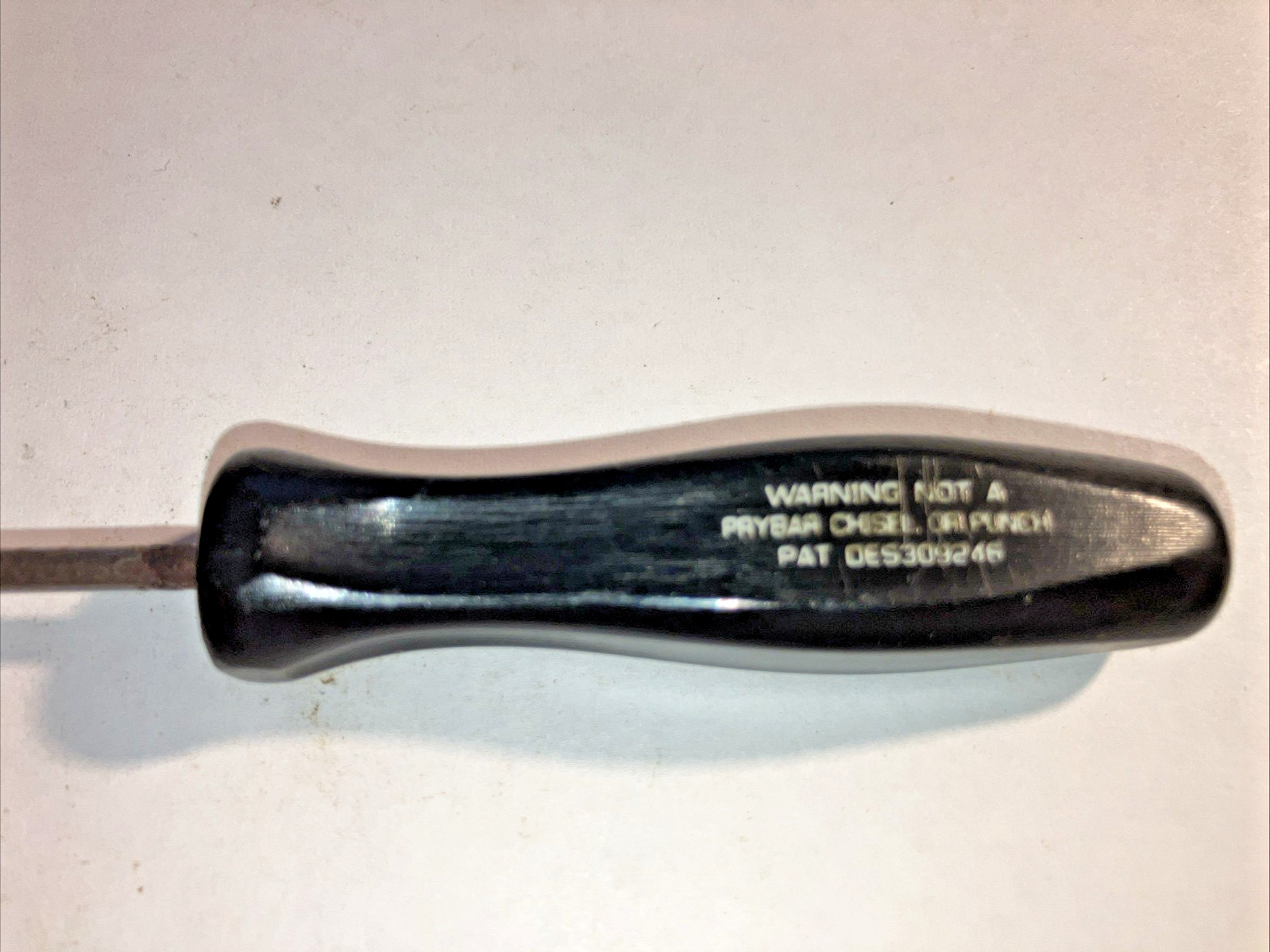 Snap-on Tools 3ASAA Black Mini Hard Handle Pick Awl USA Bent Tip USA