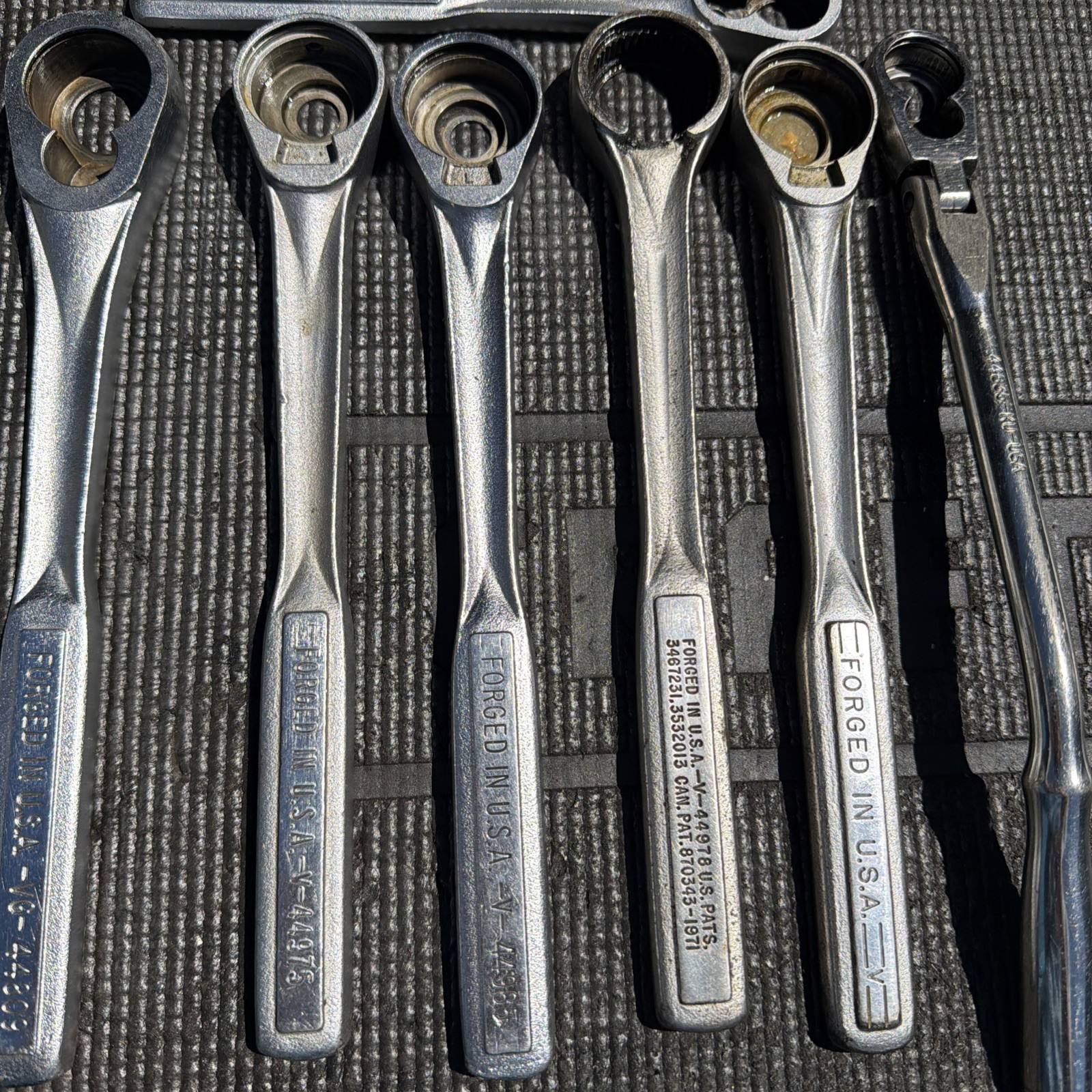 22 Sears Craftsman USA 9 New 13 Used Ratchet Bodies Only No Guts 1/2” 44809 3/8”