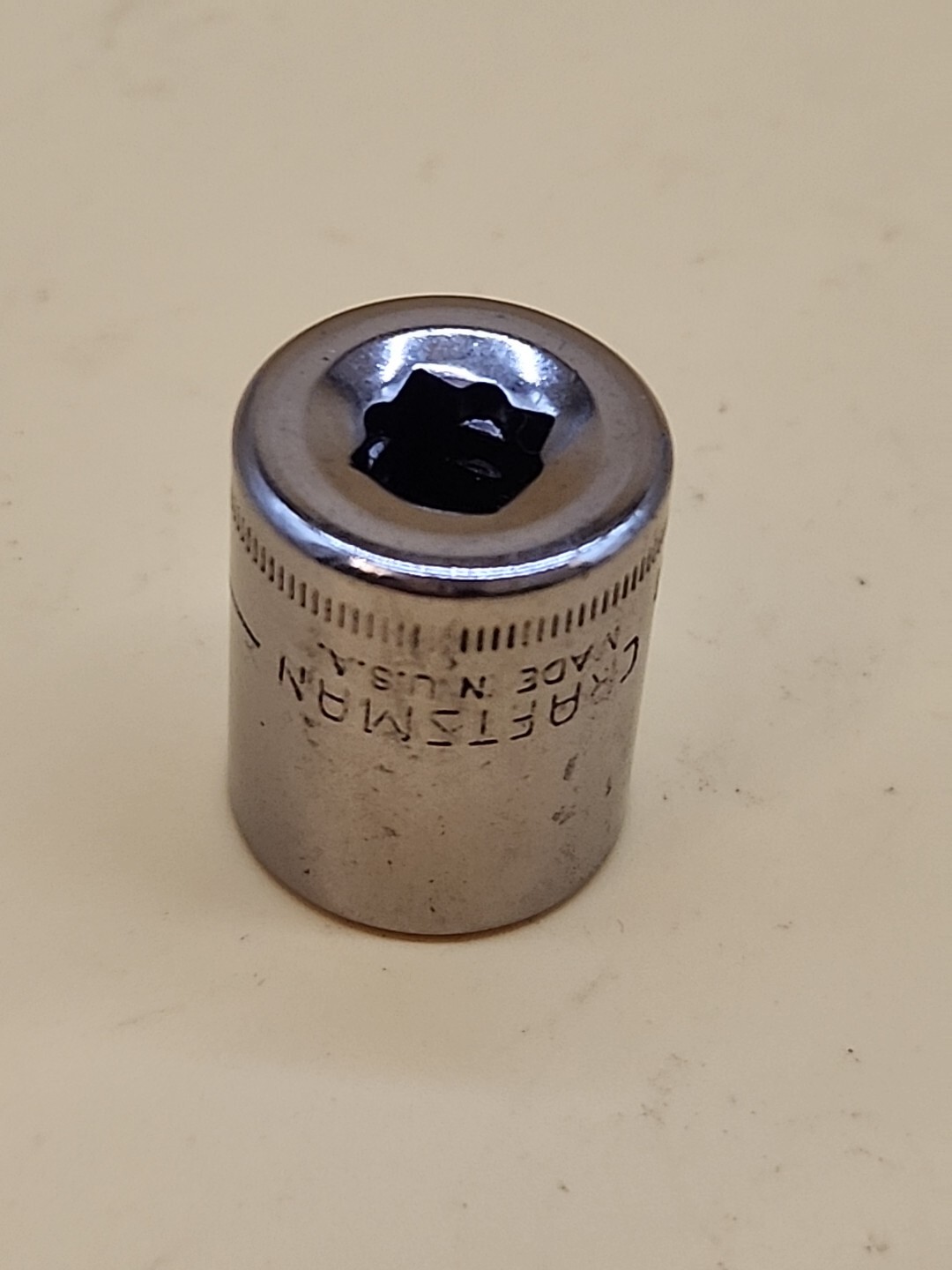 Craftsman 13mm 6 Point 1/4″ Drive Shallow Socket G2-43514 USA