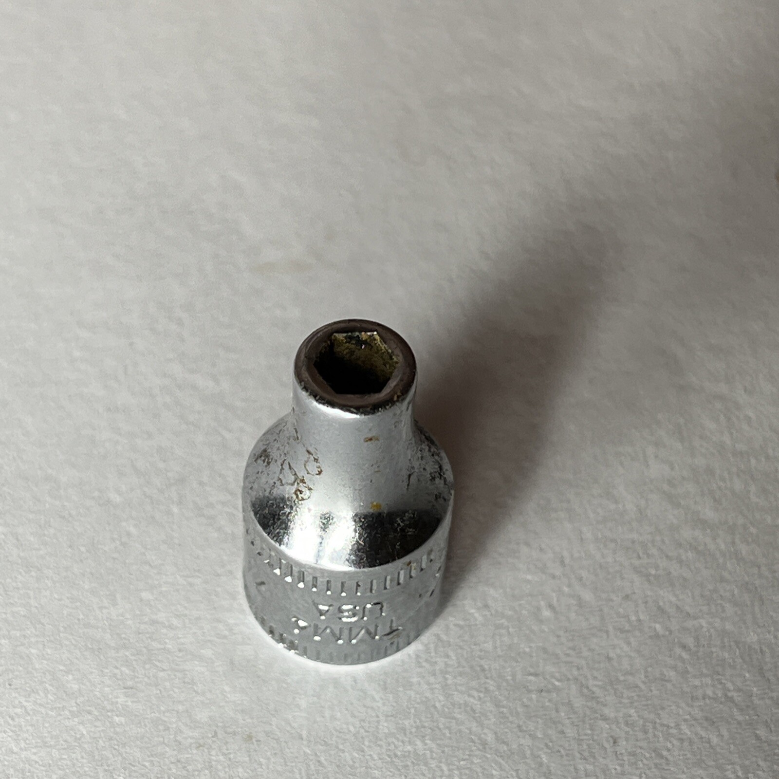 Snap On USA 4mm 6 Point 1/4″ Drive Shallow Socket TMM4 4 MM