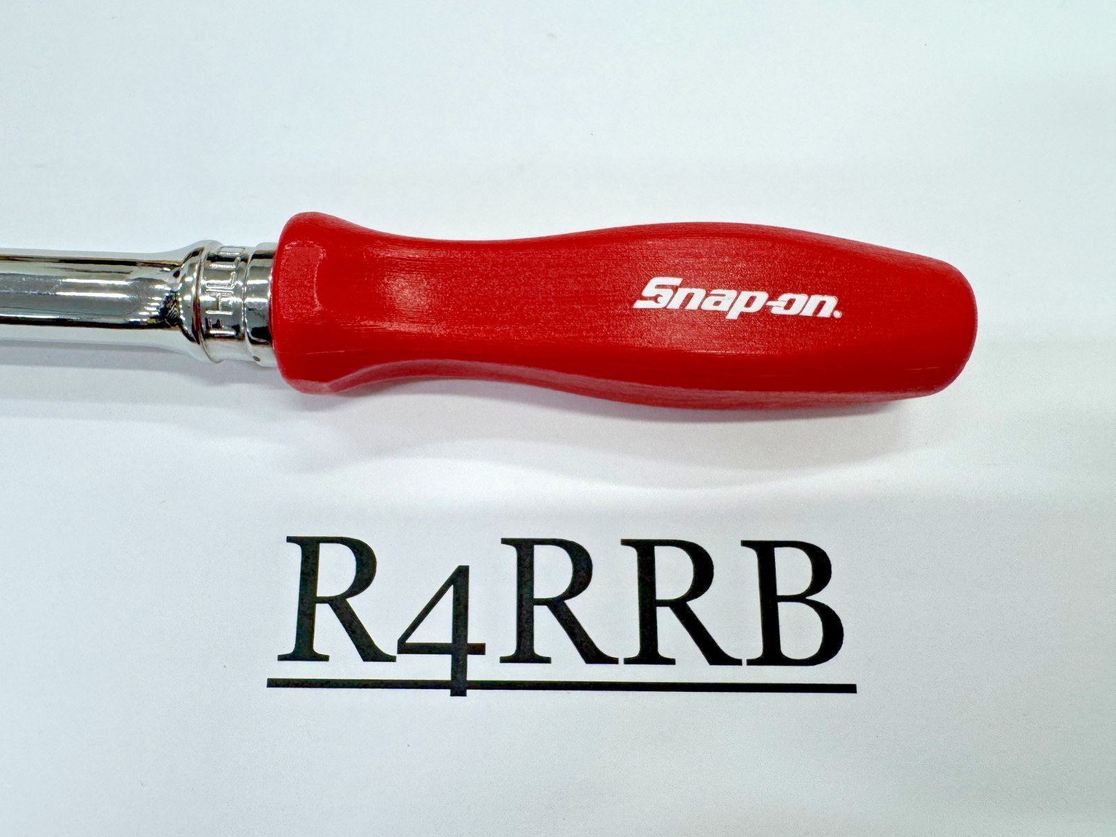 Snap-on Tools USA CLASSIC RED 3/8″ Drive Hard Grip Extra Long Ratchet FHLLD80R