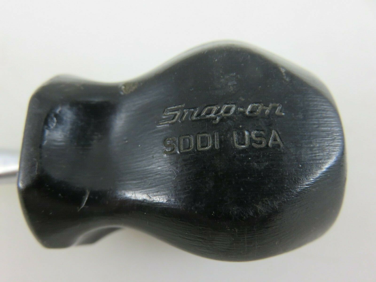 Snap-On SDD1 Stubby Flat Slotted Blade Screwdriver BLACK Hard Handle