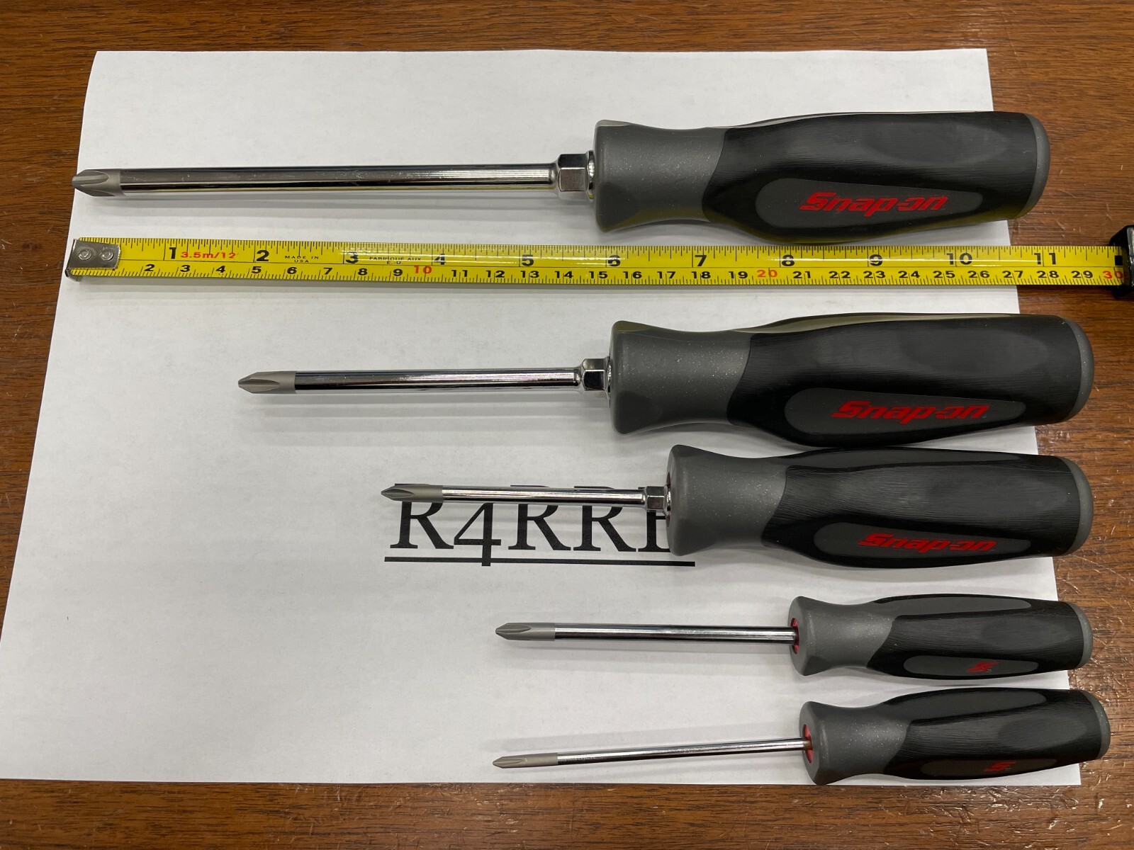 Snap-on Tools NEW 5pc TITANIUM Soft Grip ALL PHILLIPS Screwdriver Set SGDP50BDT