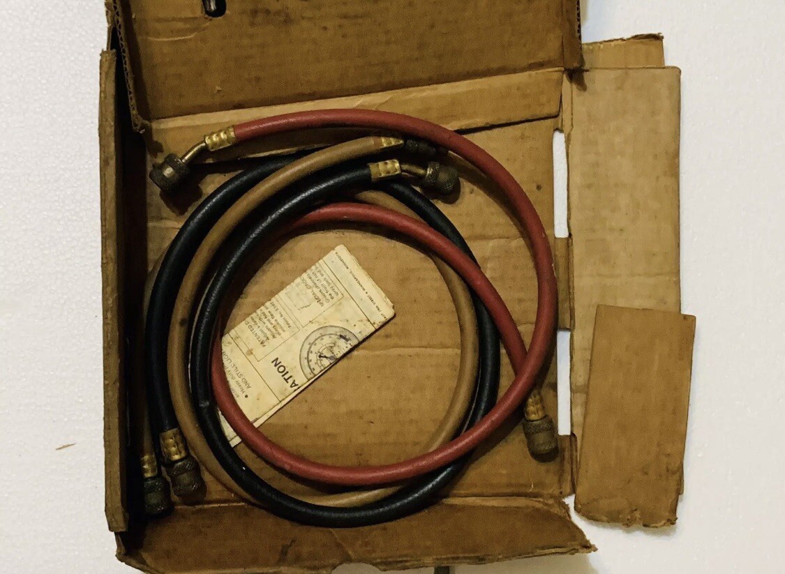 Kent-Moore VINTAGE COMPLETE MANIFOLD GAUGE SET ROBINAIR MANUFACTURING