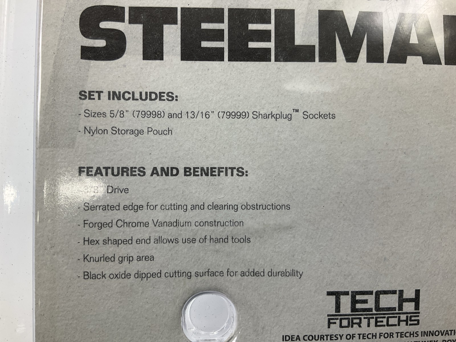 STEELMAN PRO 79996 2-Piece 3/8-Inch Drive Spark Plug Socket Set, 5/8″ And 13/16″