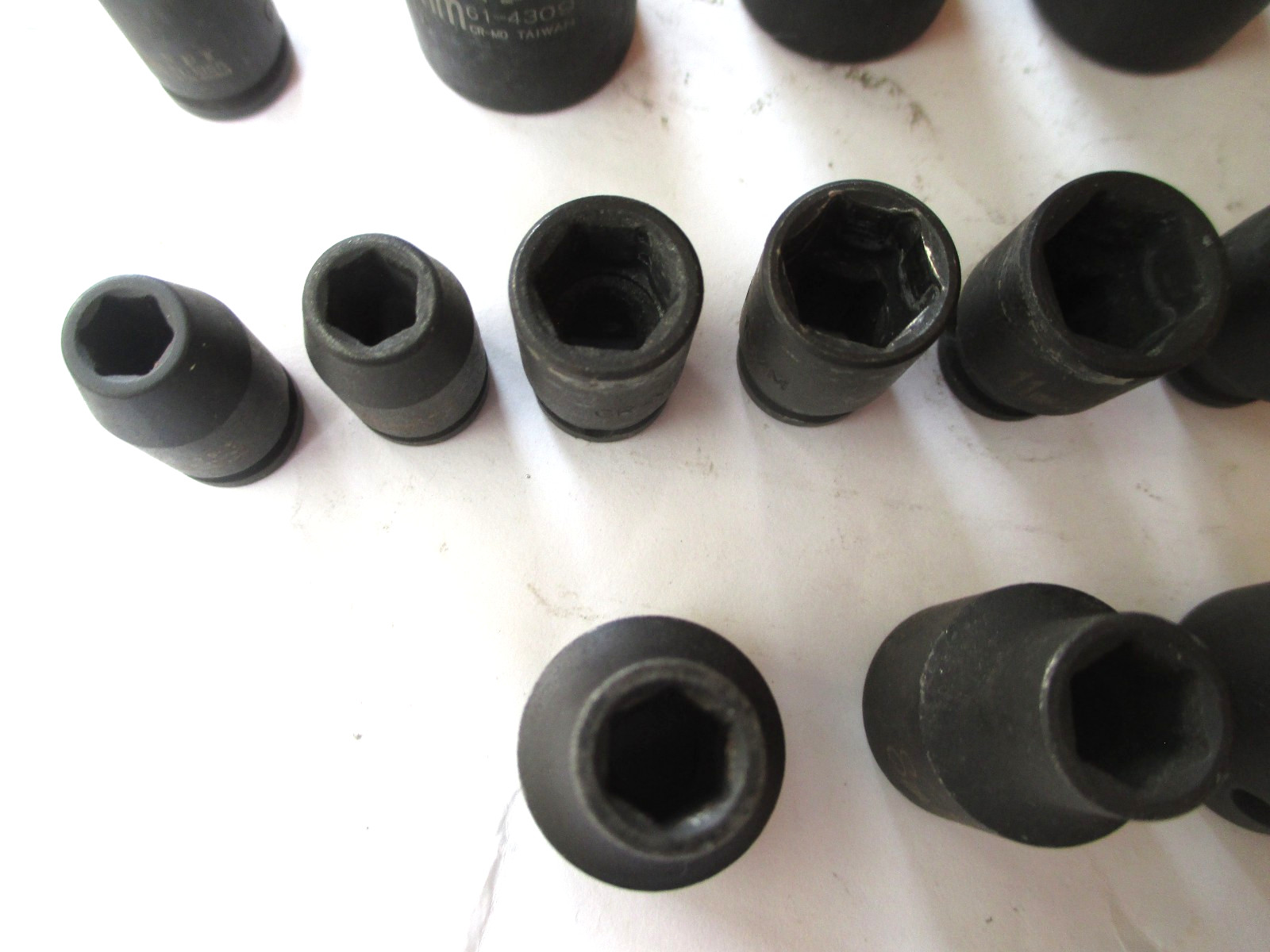 NPT 15 PIECE Impact Socket Set Metric 3/8, 1/4, & 1/2″ Drv Shallow/Deep 5.5-21mm